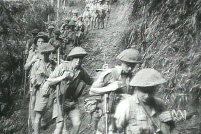 australians in a fight with japanese in most appaling conditions in the kokoda trail