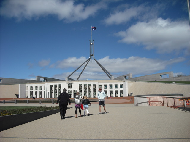 went to canberra