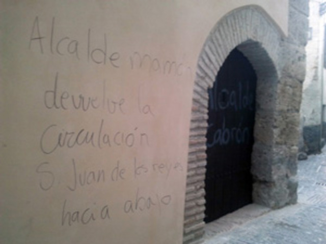 Insulto contra el alcalde en la Casa Zafra