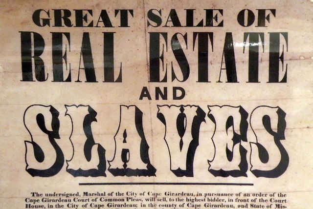 Slaves to Be Considered Real Estate
