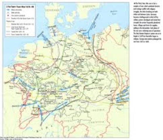 Thirty Years' War Begins