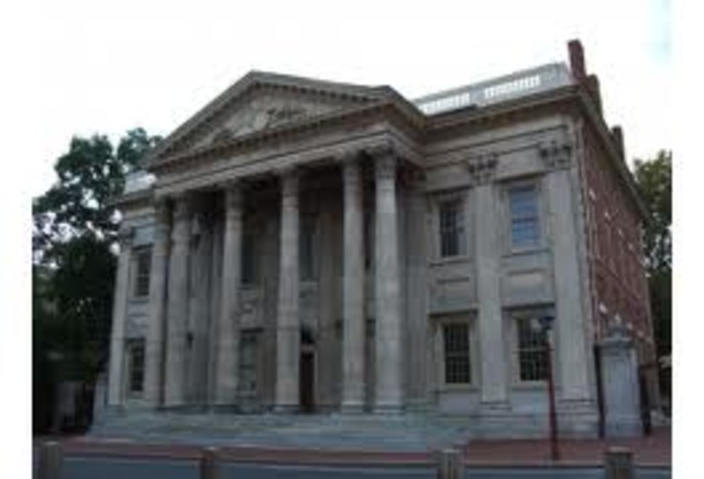 First Bank of the United States established.