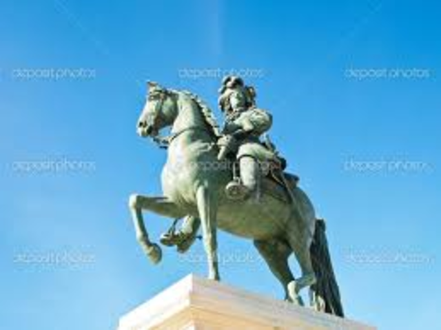 Louis XIV begins 40 year building of palace at Versailles