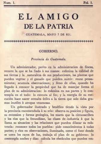 EL AMIGO DE LA PATRIA