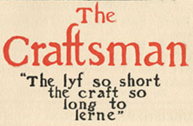 Gustave Stickley: "The Craftsman"