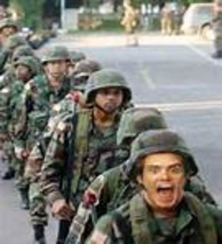 drafted to join the army