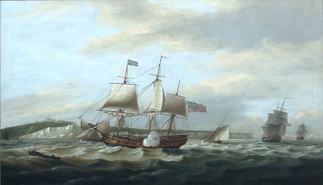 Britain Blockades American Ports