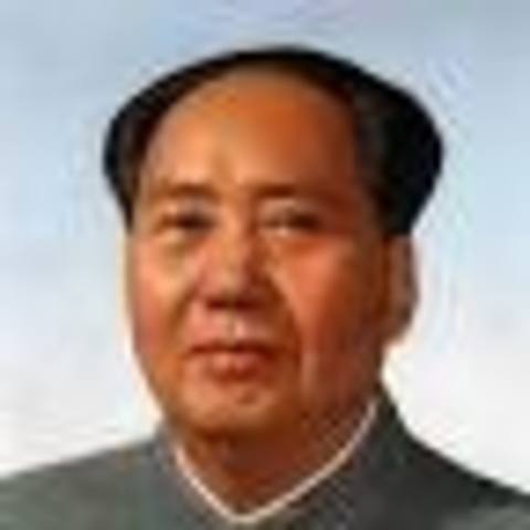 Mao Zedong leads the long march