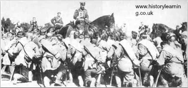 Russia's war efforts on Austria and Germany begin to collapse