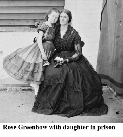 Rose Greenhow drowns while being chased by Union gunboat