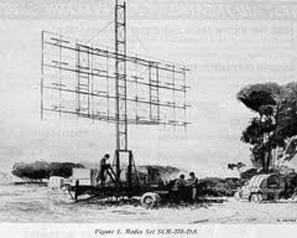 Radar spots incoming aircraft