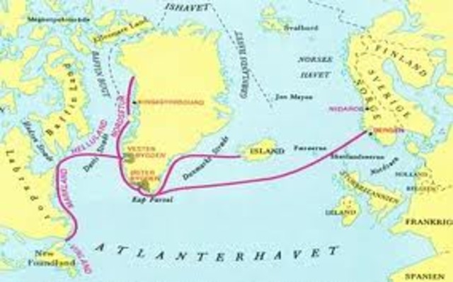 Eric the Red discovers Greenland