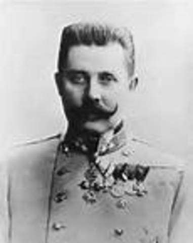 Archduke  Francis Ferdinand is assassinated