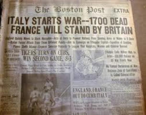 Italy Invaded Ethiopia