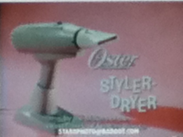 Hair dryer commercial