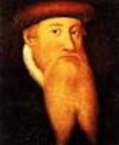 Johann Gutenberg Prints the Gutenberg Bible