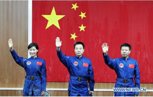China's first man in space