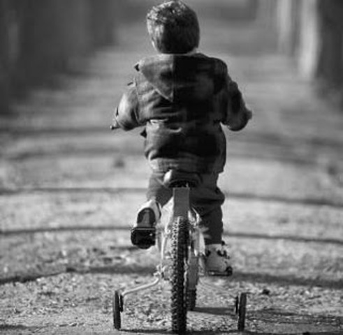 I learned to ride a biclycle