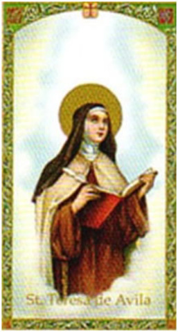 St Teresa Created the book 'Interior Castle'