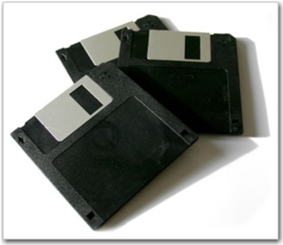 Sony-ren 1/2 hazbeteko disketea