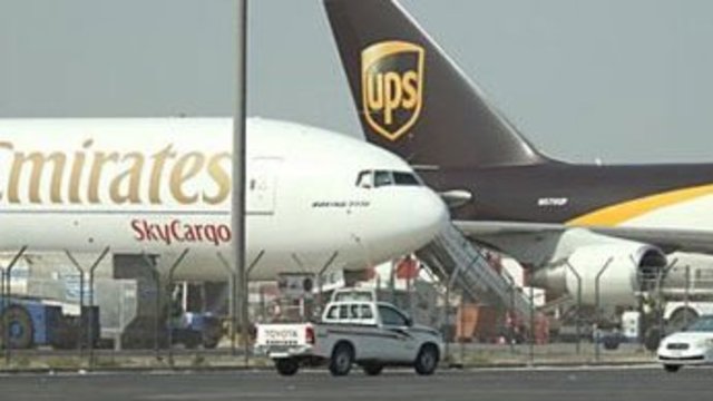 Cargo plane bomb plot