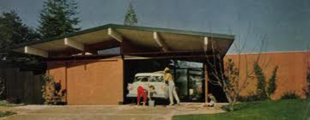 First Eichler Home Prototype Built, Palo Alto, CA
