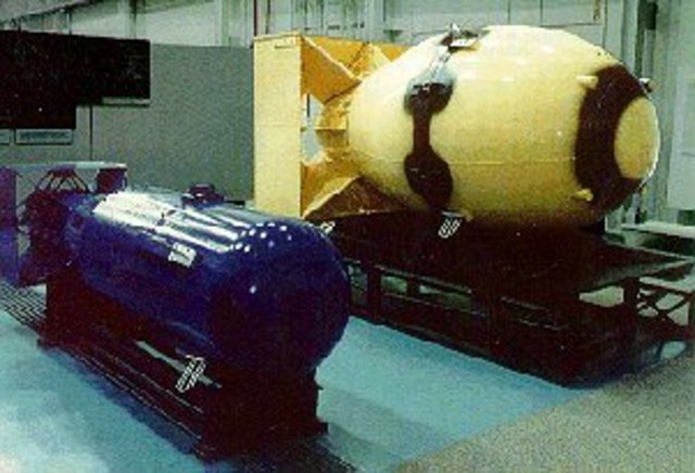 Fat Man and Little Boy dropped on Nagasaki and Hiroshima