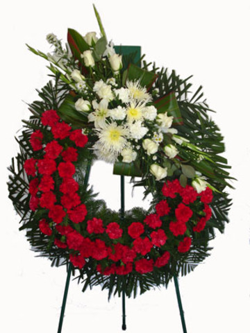 Entrega cornoa fúnebre