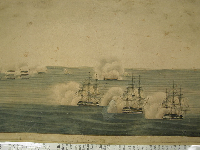 Britain Blockades American Ports