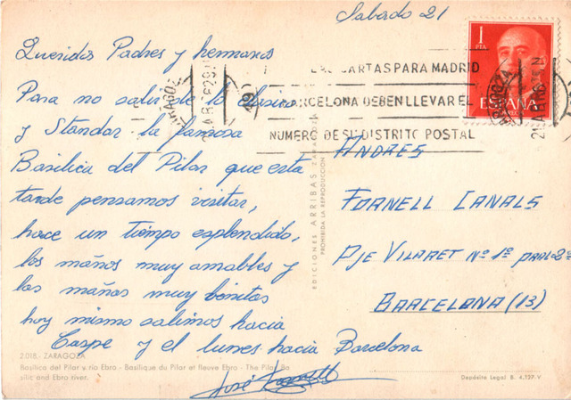 Taquigrafia, tarjetas e intercambio postal