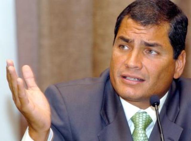Correa manifiesta ser un perseguido político
