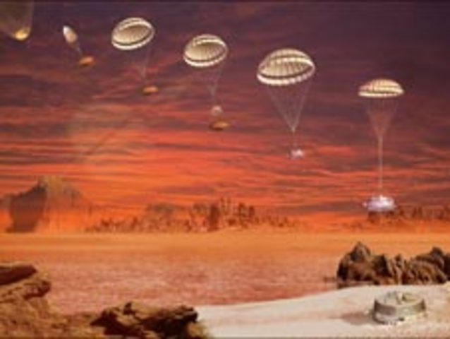 Huygens Probe is droped