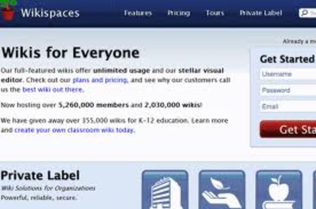 Surgimento do Wikispaces