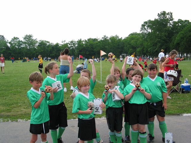 Played Soccer for the first times