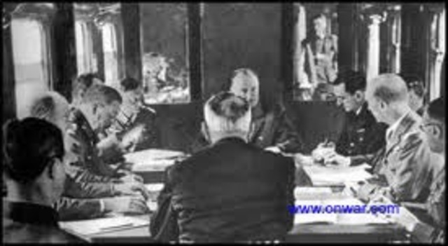 Germany and France Sign an Armistice
