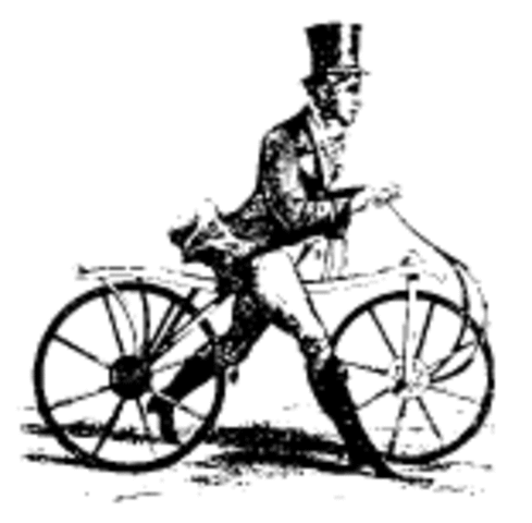1817 Baron Von Drais invented walking machine