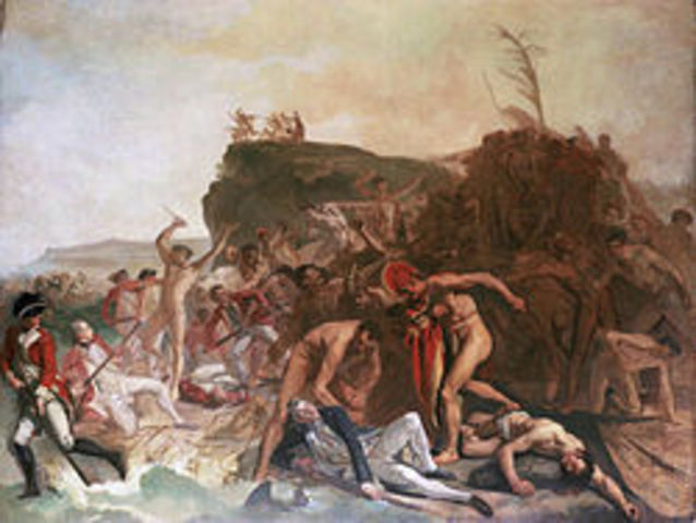Captain Cook killed