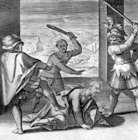 Beaten for doing what is right.