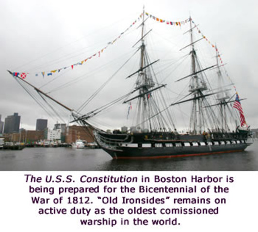 USS Constitution scores a victory