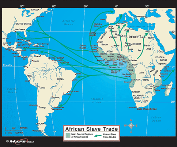 The African slave trade expands