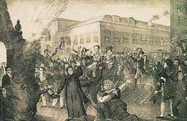 Sublevação do infante D. Miguel, em Vila Franca de Xira (Vila Francada).