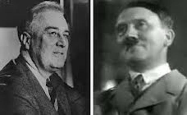 Rooselvelt appeals for peace in Europe