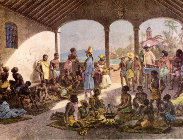 African states are affected by the slave trade