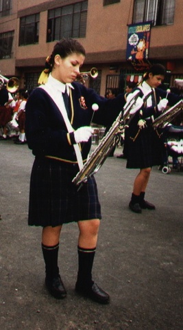 in the school's band