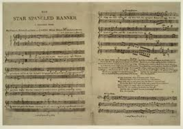 Writing of the Star Spangled Banner