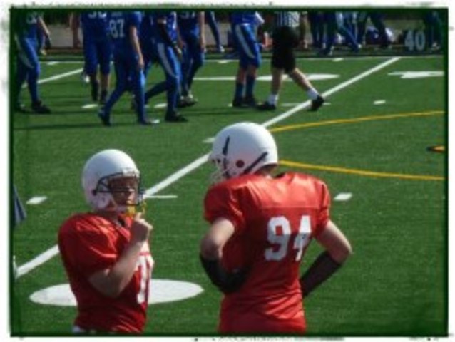 this is my second year playing football