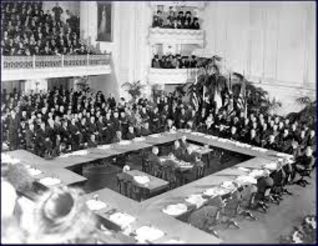 Treaty of Versailles signed.