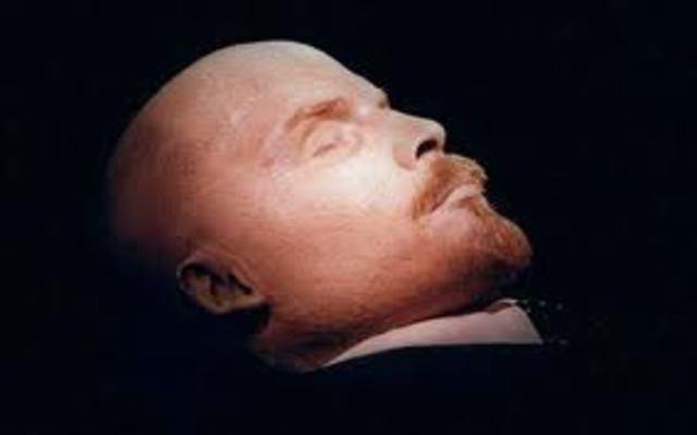 Lenin Dies