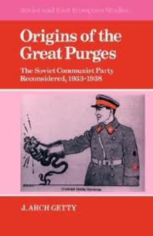 Stalin starts what is known as the "great Purges"