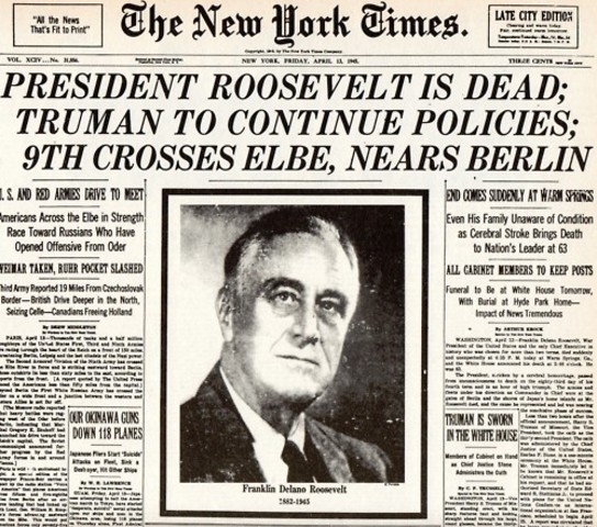 Roosevelt's Death